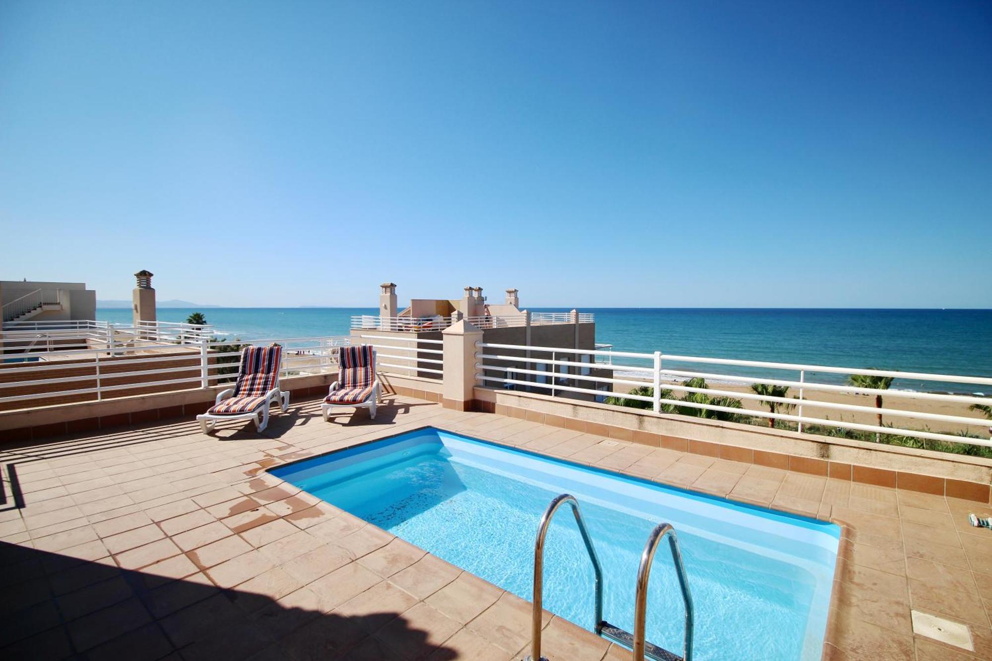 デニアAtico Con Piscina Privada En Primera Lineaアパートメント 部屋 写真